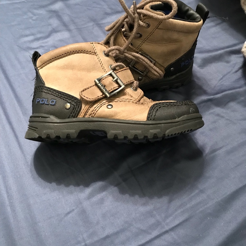 Polo boots little boys sz 9.5! LIKE NEW